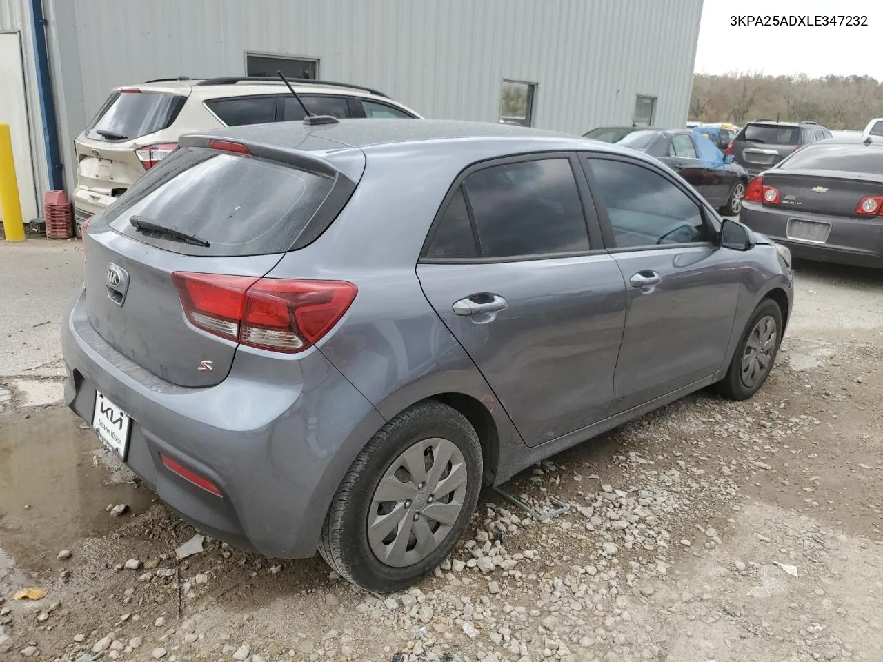 2020 Kia Rio Lx VIN: 3KPA25ADXLE347232 Lot: 78396674