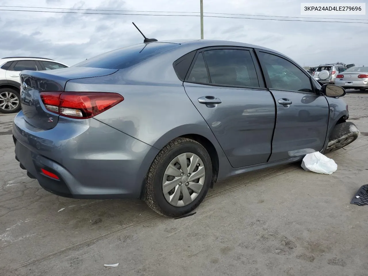 3KPA24AD4LE279696 2020 Kia Rio Lx