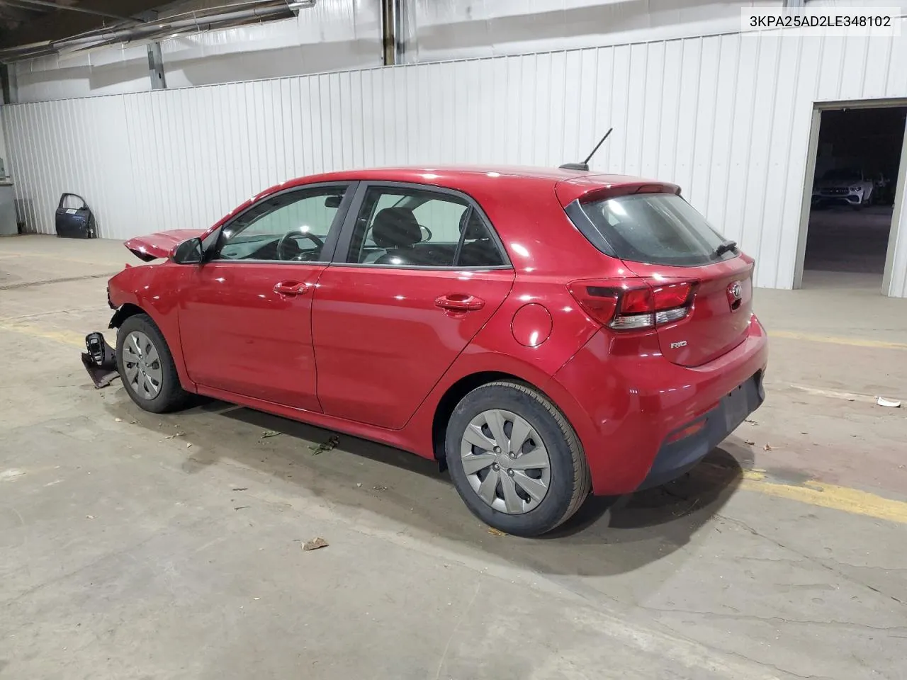 2020 Kia Rio Lx VIN: 3KPA25AD2LE348102 Lot: 80476004