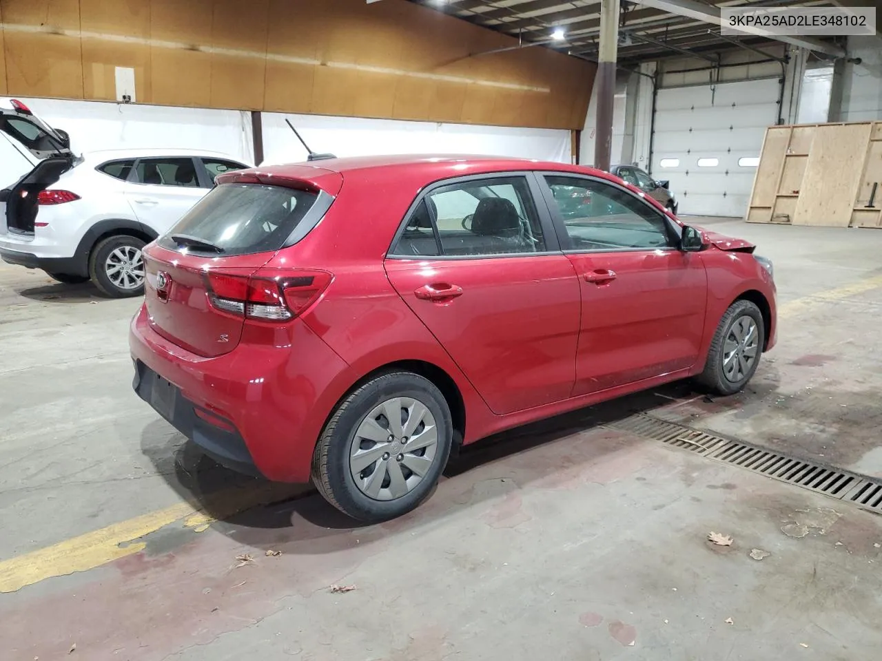 2020 Kia Rio Lx VIN: 3KPA25AD2LE348102 Lot: 80476004