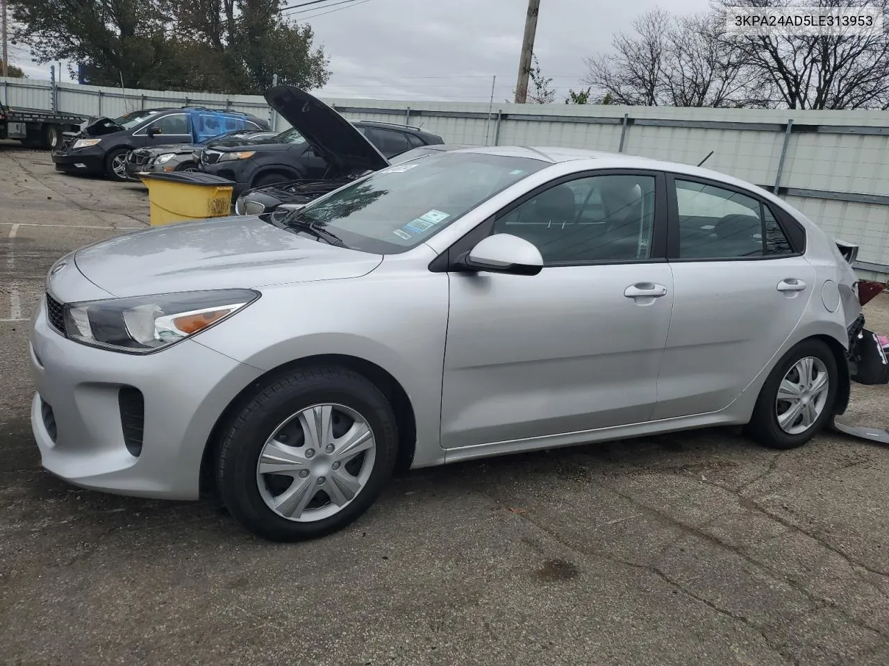 2020 Kia Rio Lx VIN: 3KPA24AD5LE313953 Lot: 80499264