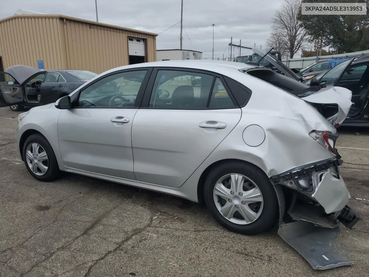 2020 Kia Rio Lx VIN: 3KPA24AD5LE313953 Lot: 80499264