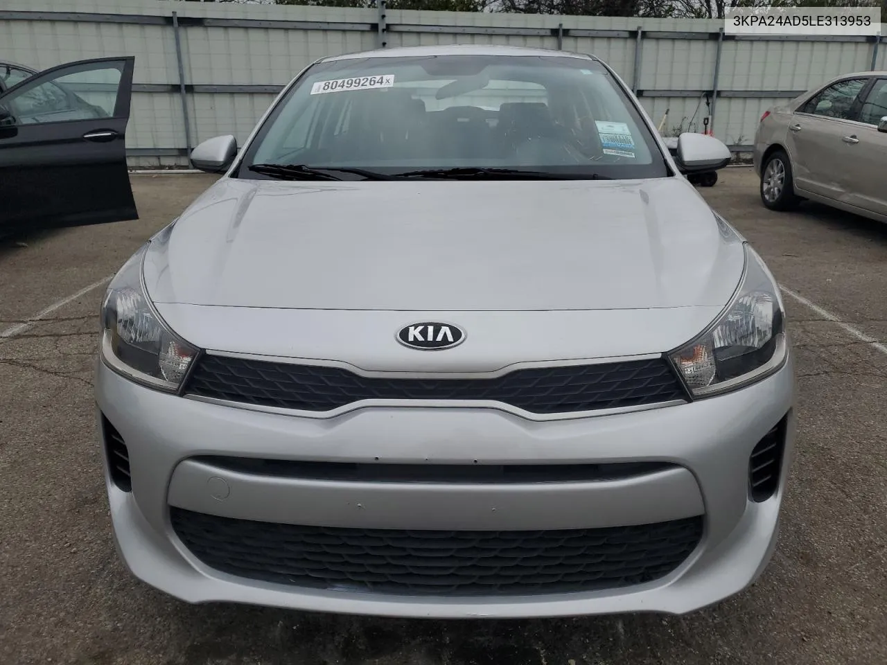 2020 Kia Rio Lx VIN: 3KPA24AD5LE313953 Lot: 80499264