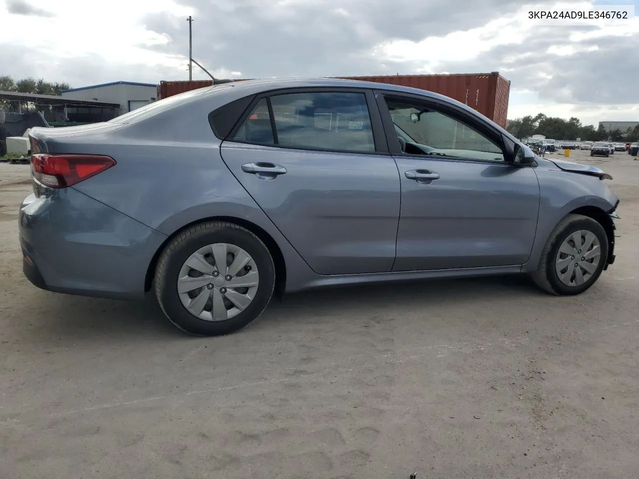 2020 Kia Rio Lx VIN: 3KPA24AD9LE346762 Lot: 80549154