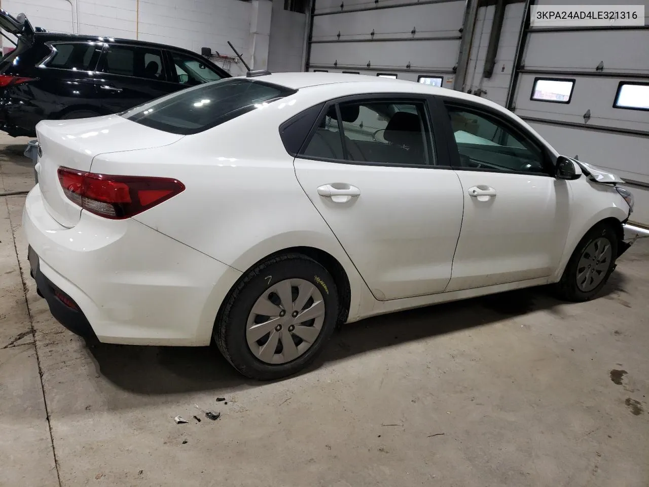 2020 Kia Rio Lx VIN: 3KPA24AD4LE321316 Lot: 80851974