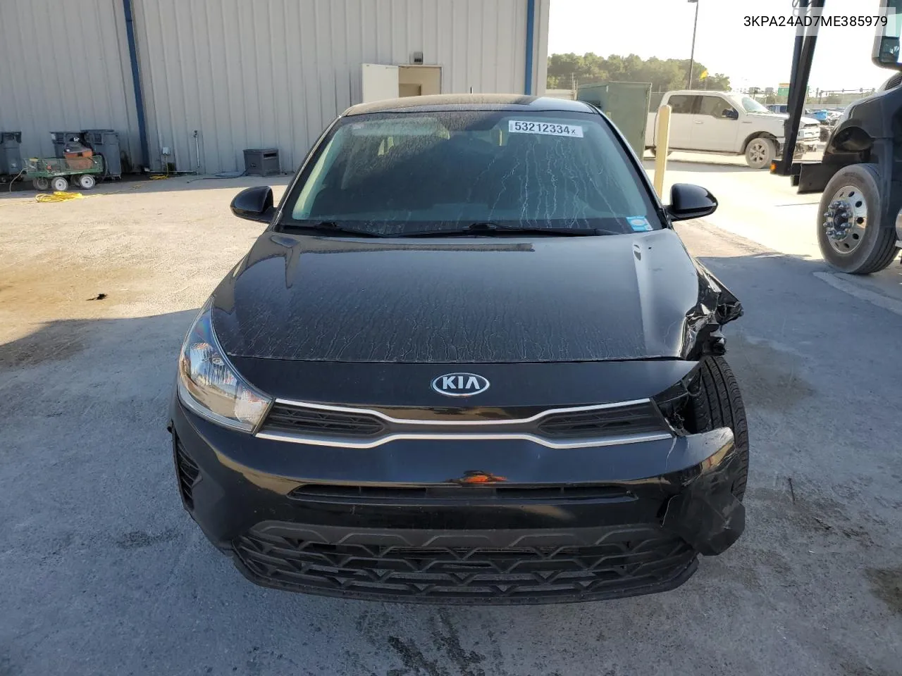 2021 Kia Rio Lx VIN: 3KPA24AD7ME385979 Lot: 53212334