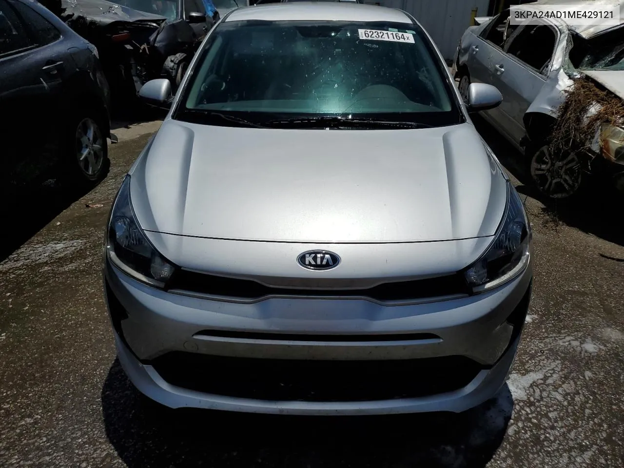 2021 Kia Rio Lx VIN: 3KPA24AD1ME429121 Lot: 62321164