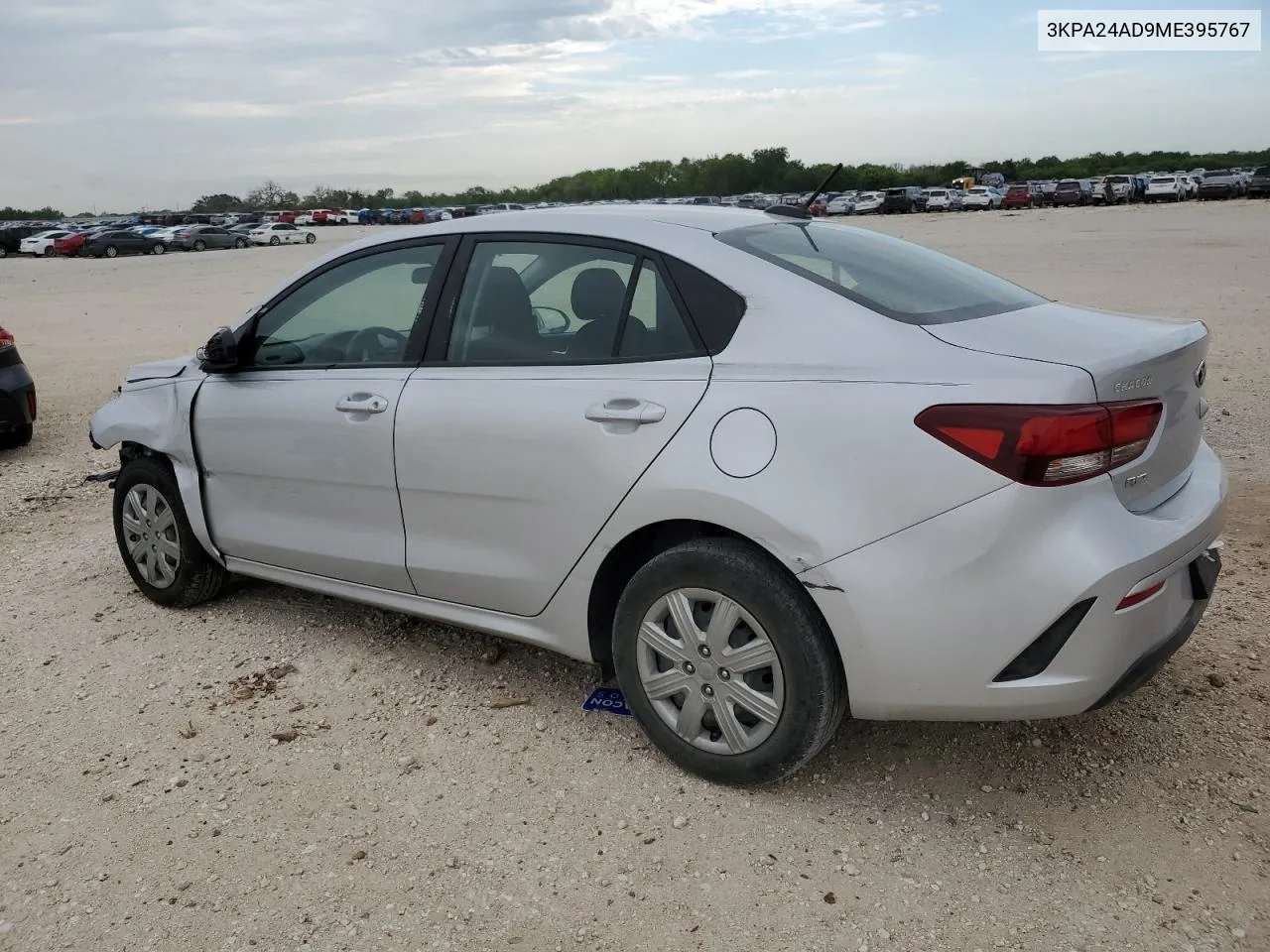 2021 Kia Rio Lx VIN: 3KPA24AD9ME395767 Lot: 62417914