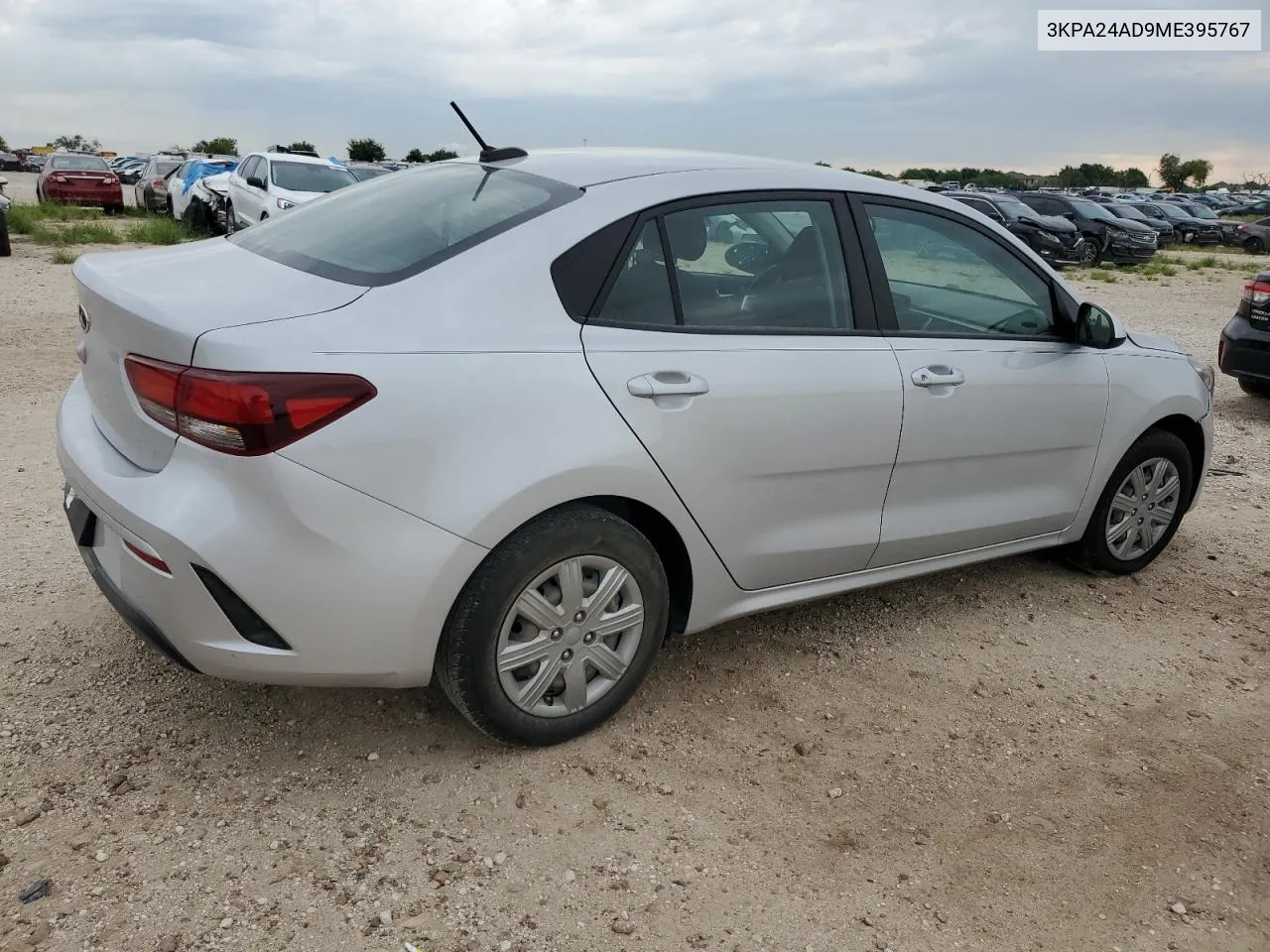 2021 Kia Rio Lx VIN: 3KPA24AD9ME395767 Lot: 62417914