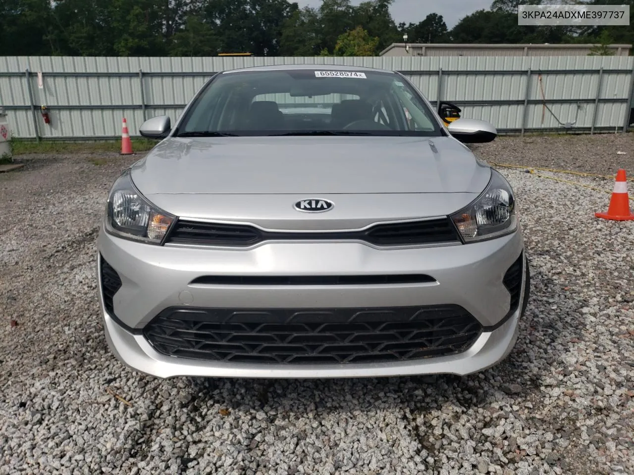 2021 Kia Rio Lx VIN: 3KPA24ADXME397737 Lot: 65528574