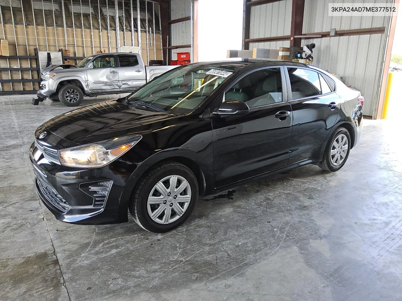 2021 Kia Rio Lx VIN: 3KPA24AD7ME377512 Lot: 66901844