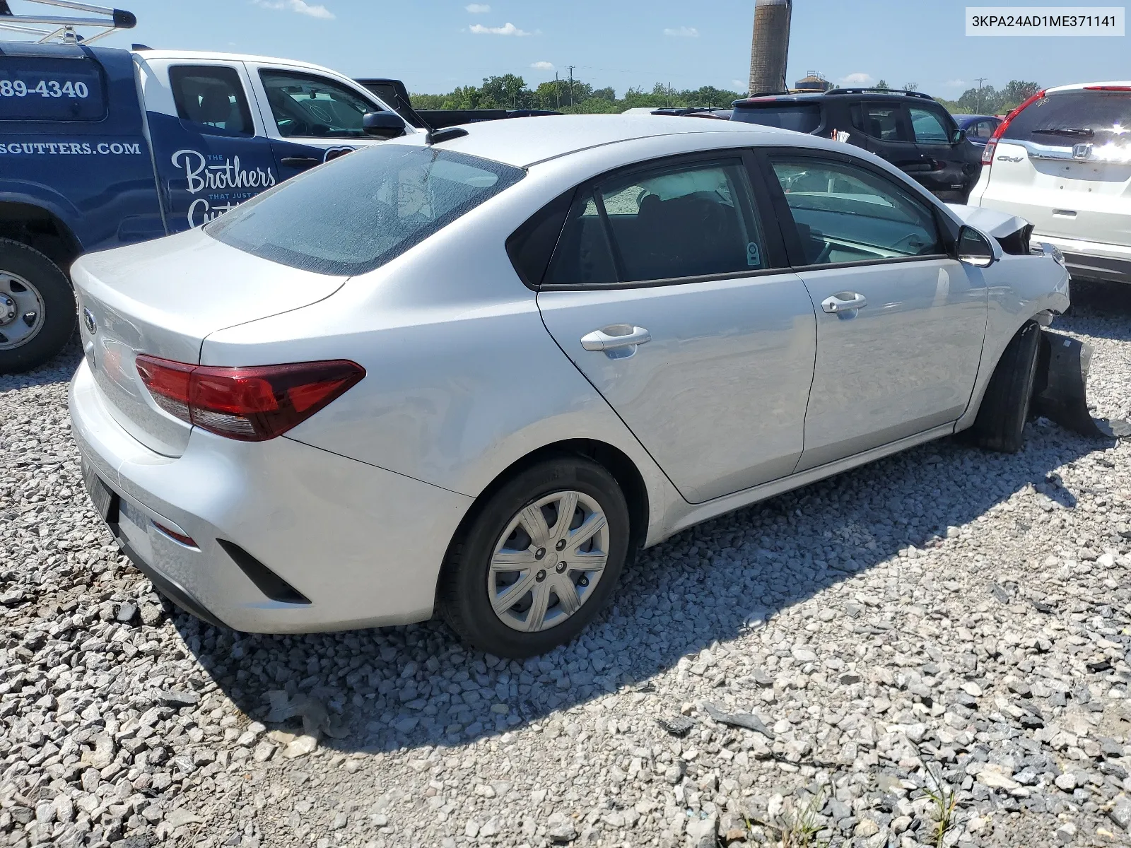 3KPA24AD1ME371141 2021 Kia Rio Lx