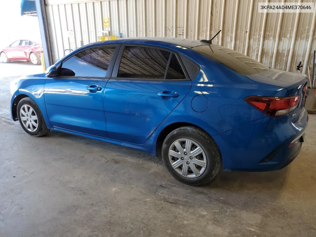 2021 Kia Rio Lx VIN: 3KPA24AD4ME370646 Lot: 69425664