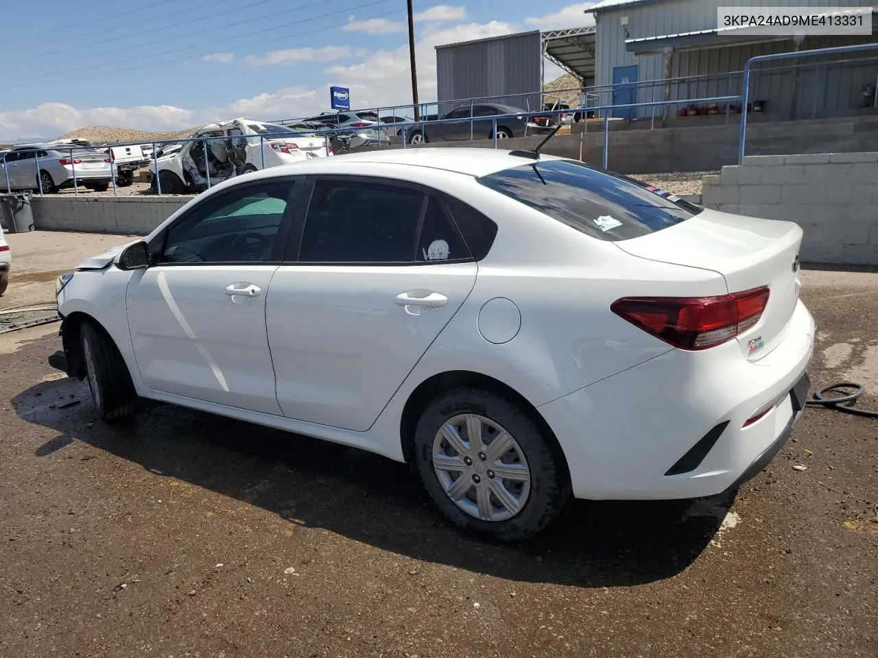 2021 Kia Rio Lx VIN: 3KPA24AD9ME413331 Lot: 69997024