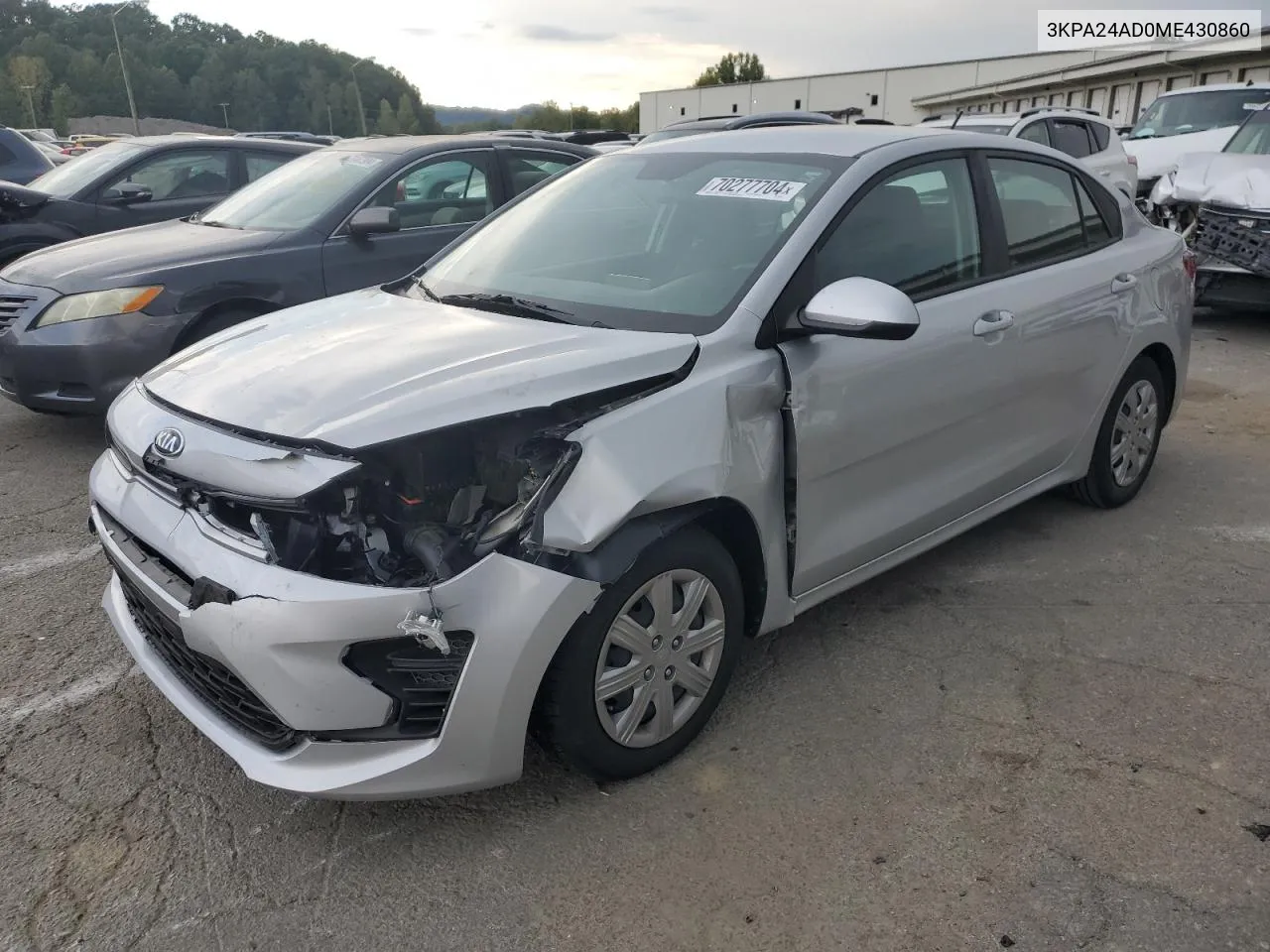 3KPA24AD0ME430860 2021 Kia Rio Lx