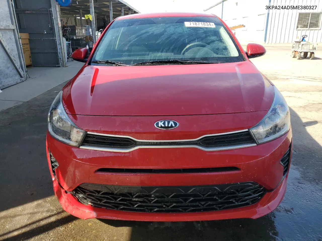 3KPA24AD5ME380327 2021 Kia Rio Lx