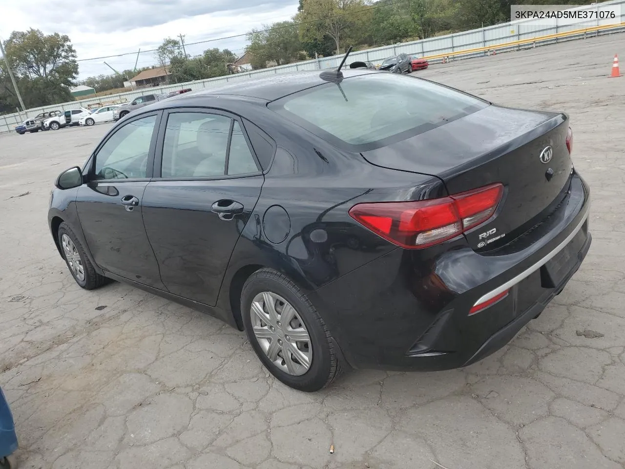 2021 Kia Rio Lx VIN: 3KPA24AD5ME371076 Lot: 72246594