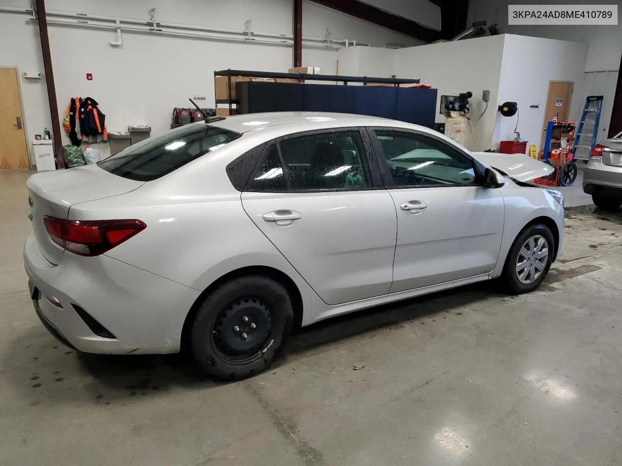 2021 Kia Rio Lx VIN: 3KPA24AD8ME410789 Lot: 75332434