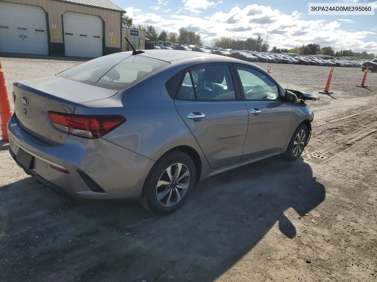 2021 Kia Rio Lx VIN: 3KPA24AD0ME395060 Lot: 76209014