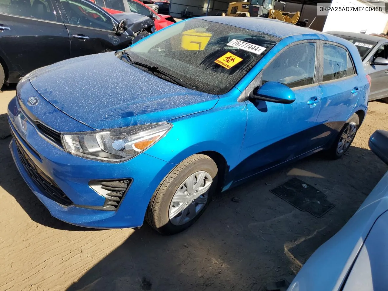 2021 Kia Rio S VIN: 3KPA25AD7ME400468 Lot: 76777444