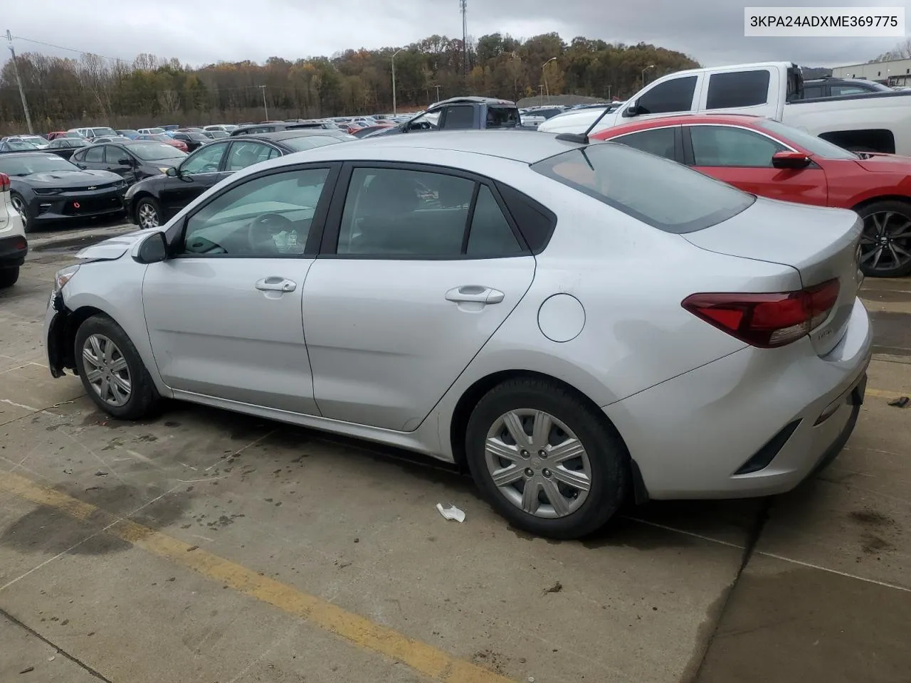 2021 Kia Rio Lx VIN: 3KPA24ADXME369775 Lot: 79492784