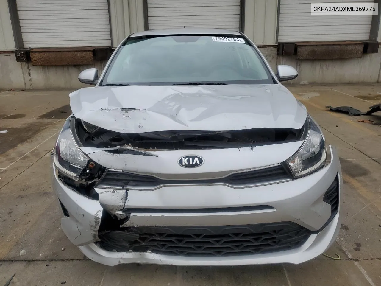 2021 Kia Rio Lx VIN: 3KPA24ADXME369775 Lot: 79492784