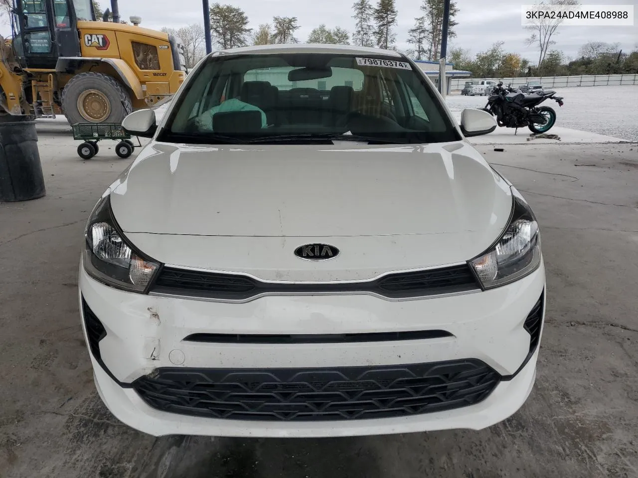 2021 Kia Rio Lx VIN: 3KPA24AD4ME408988 Lot: 79876374