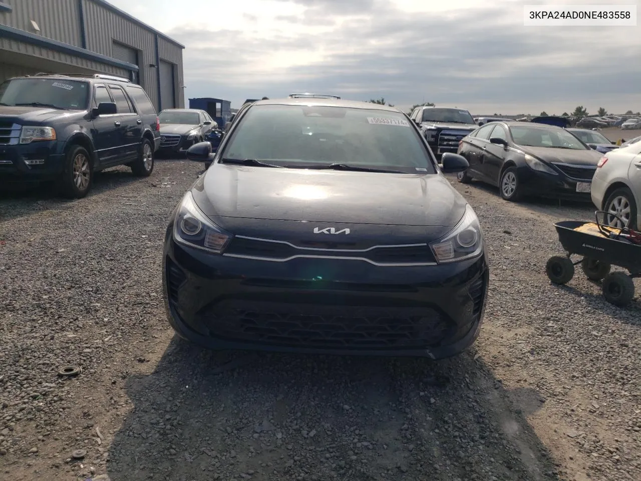 3KPA24AD0NE483558 2022 Kia Rio Lx