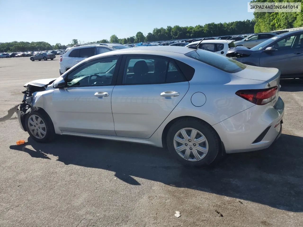 3KPA24AD3NE441014 2022 Kia Rio Lx