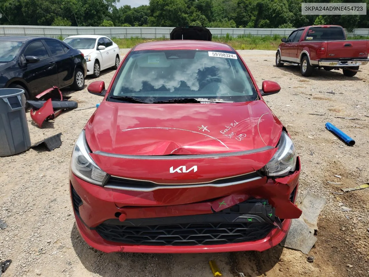 3KPA24AD9NE454723 2022 Kia Rio Lx