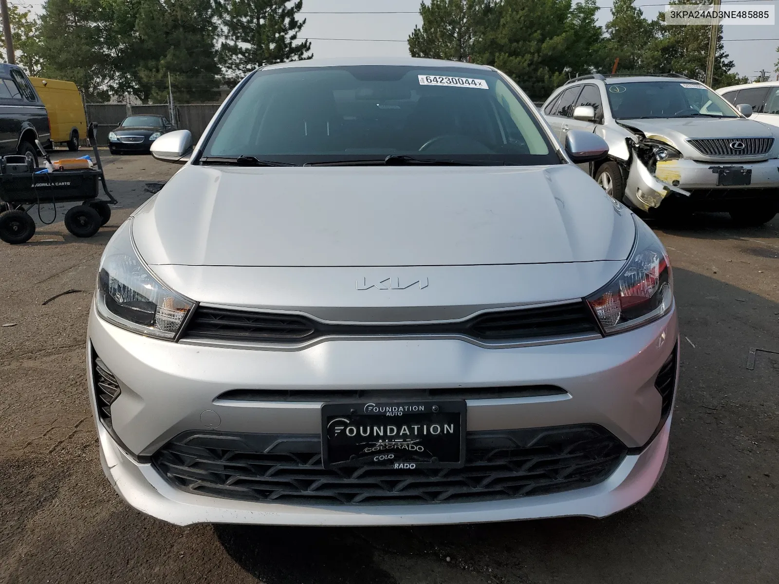 3KPA24AD3NE485885 2022 Kia Rio Lx