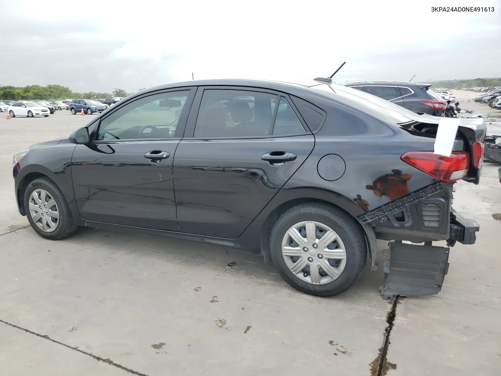 3KPA24AD0NE491613 2022 Kia Rio Lx