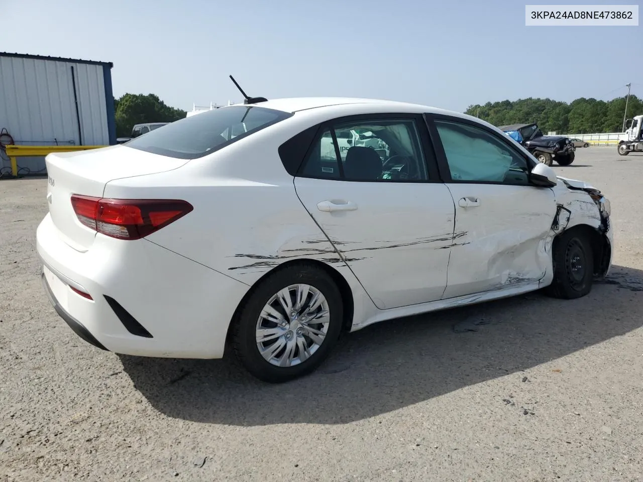 3KPA24AD8NE473862 2022 Kia Rio Lx