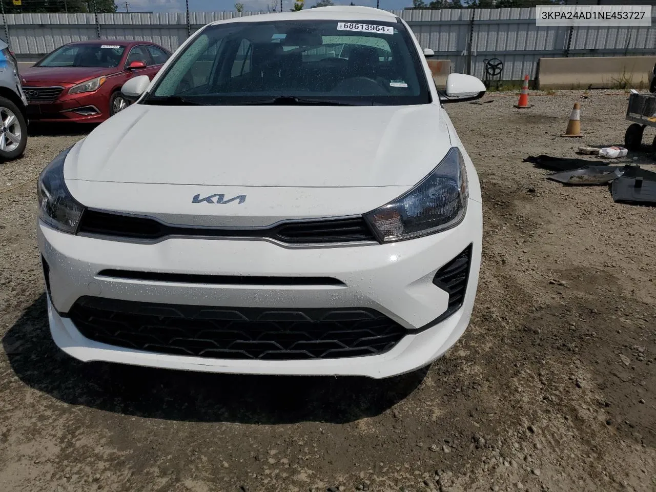 2022 Kia Rio Lx VIN: 3KPA24AD1NE453727 Lot: 68613964