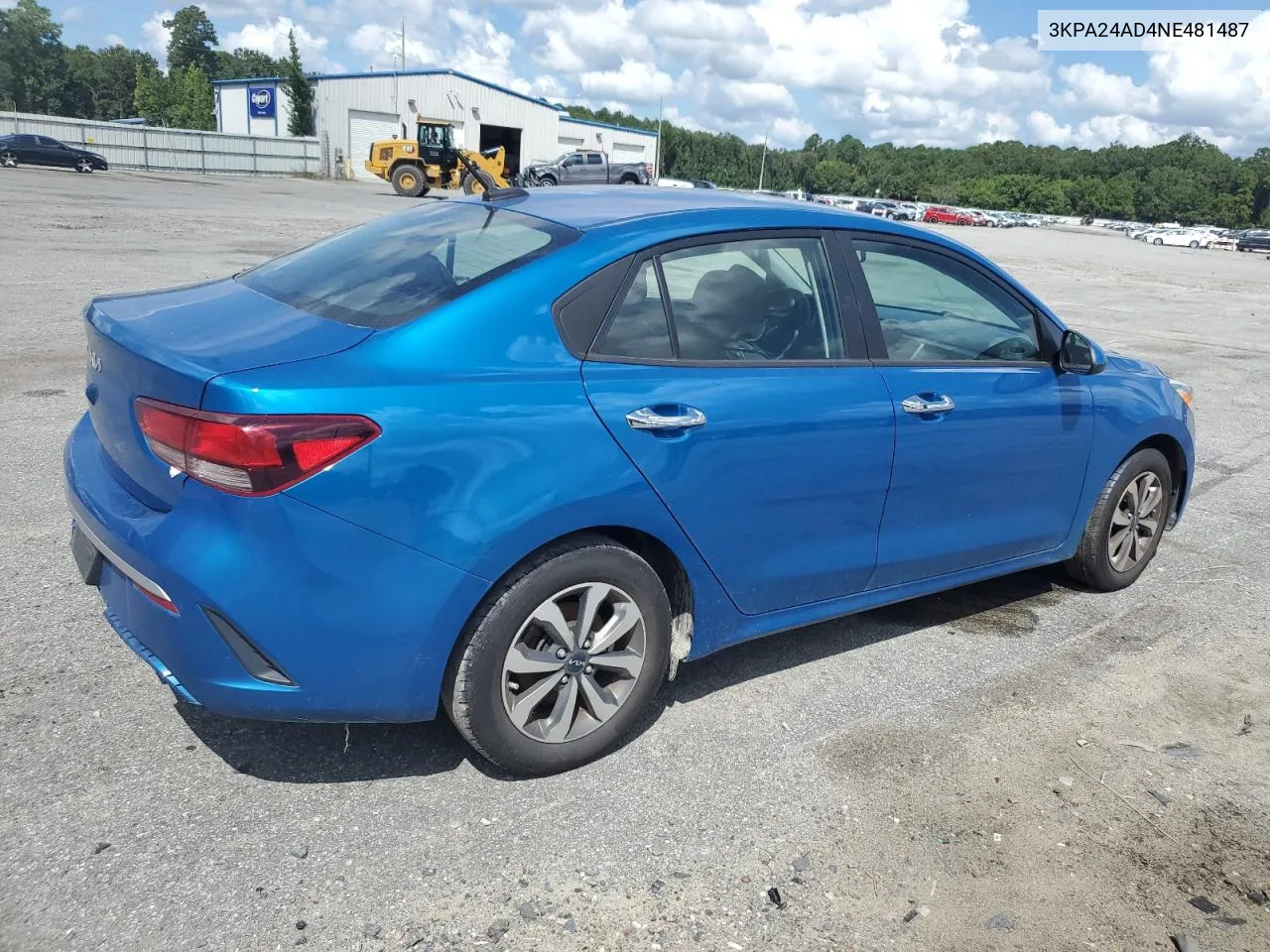 3KPA24AD4NE481487 2022 Kia Rio Lx