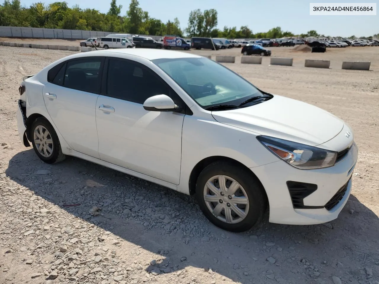 3KPA24AD4NE456864 2022 Kia Rio Lx