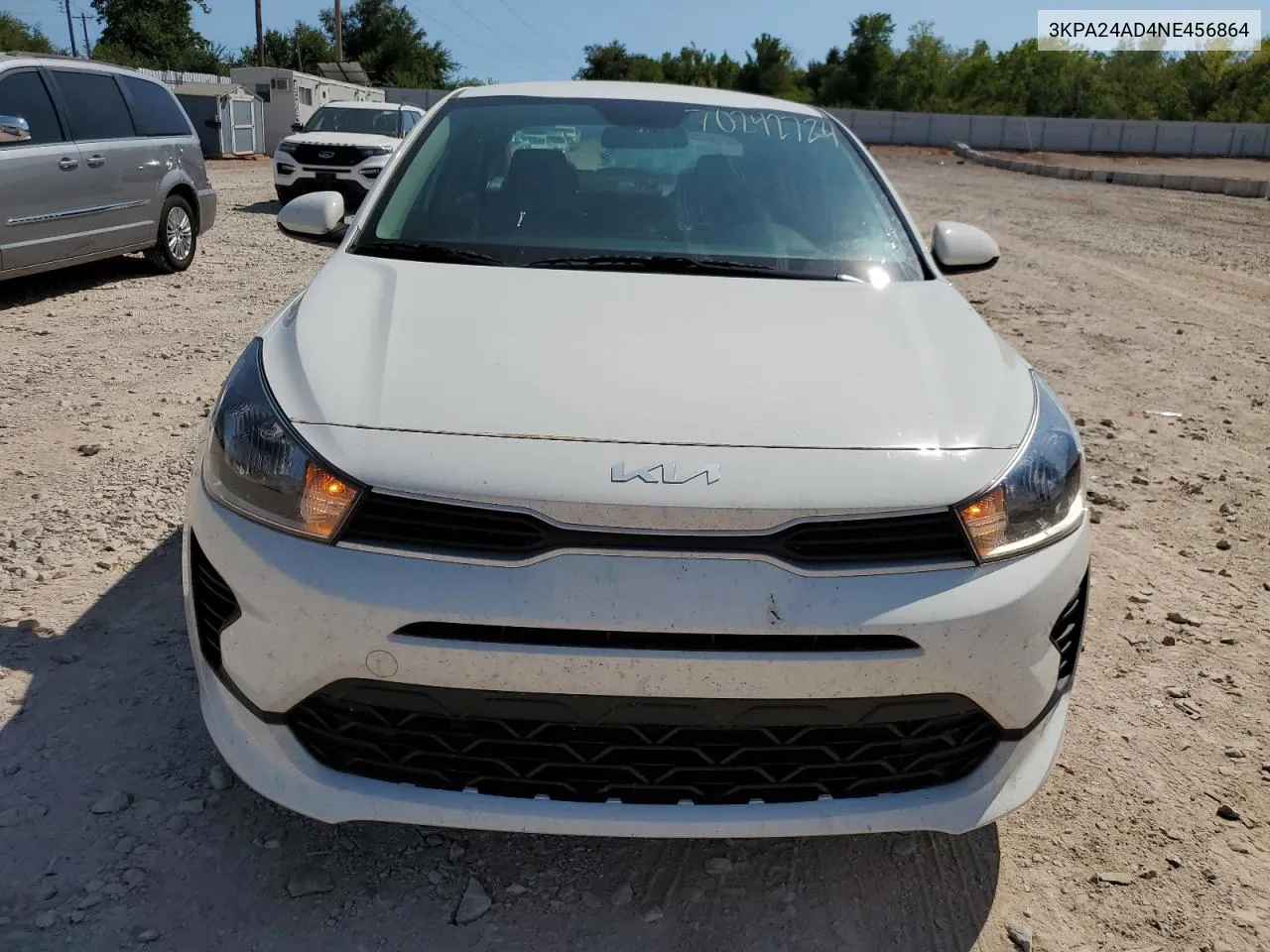 3KPA24AD4NE456864 2022 Kia Rio Lx