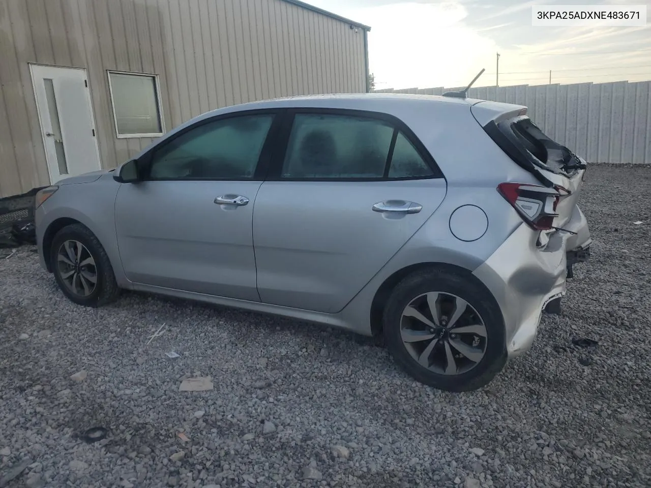 2022 Kia Rio S VIN: 3KPA25ADXNE483671 Lot: 72164954