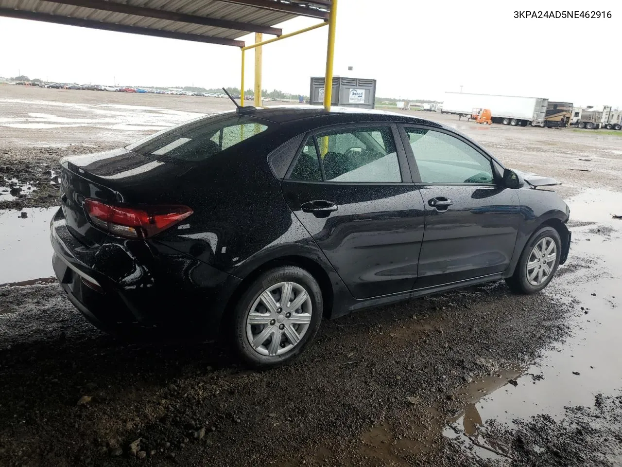 2022 Kia Rio Lx VIN: 3KPA24AD5NE462916 Lot: 72815004