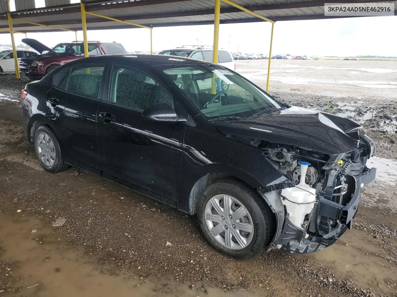 2022 Kia Rio Lx VIN: 3KPA24AD5NE462916 Lot: 72815004