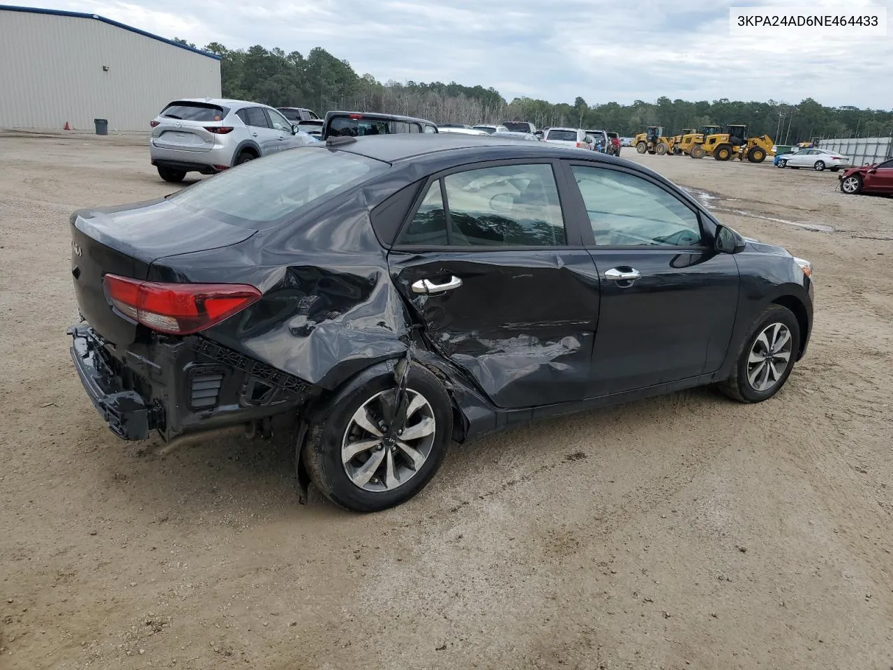 2022 Kia Rio Lx VIN: 3KPA24AD6NE464433 Lot: 73517674