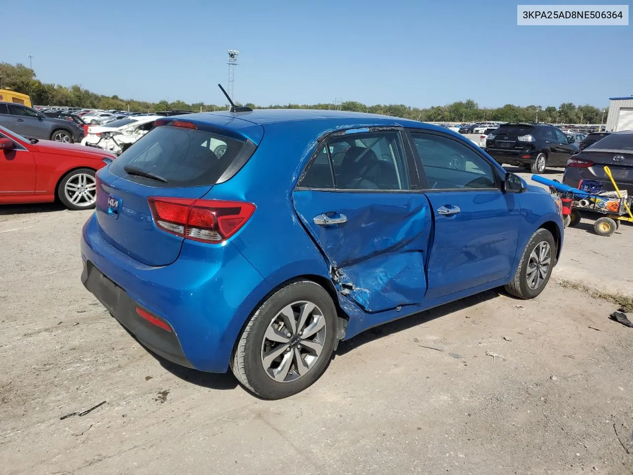 3KPA25AD8NE506364 2022 Kia Rio S