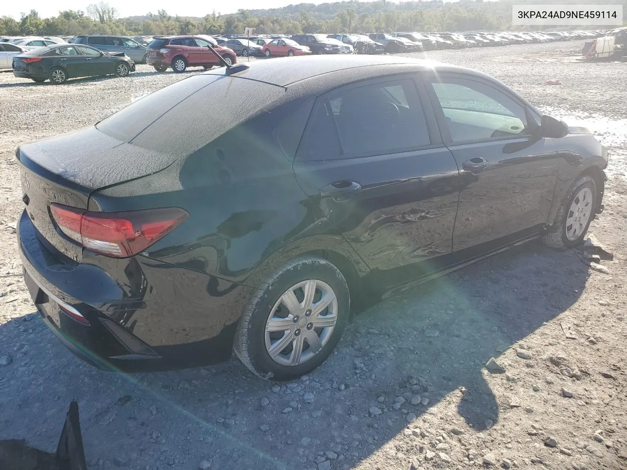 2022 Kia Rio Lx VIN: 3KPA24AD9NE459114 Lot: 74260064