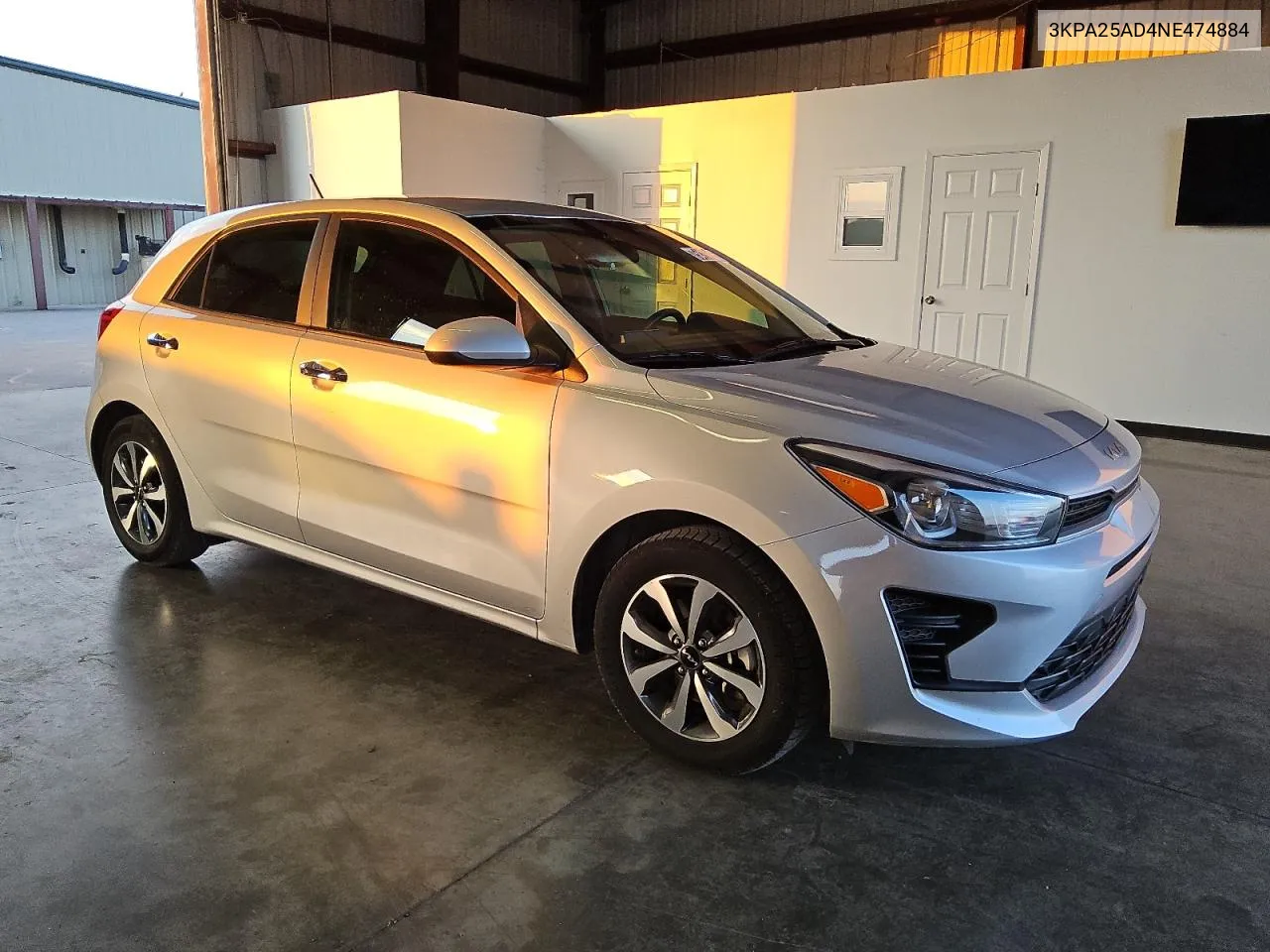 2022 Kia Rio S VIN: 3KPA25AD4NE474884 Lot: 75413014