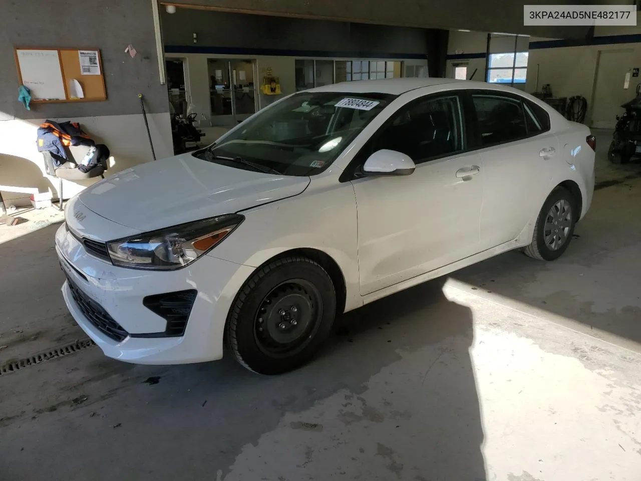 2022 Kia Rio Lx VIN: 3KPA24AD5NE482177 Lot: 78804844