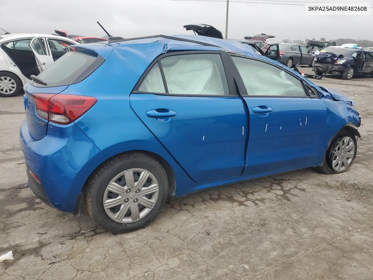 2022 Kia Rio S VIN: 3KPA25AD9NE482608 Lot: 79307484