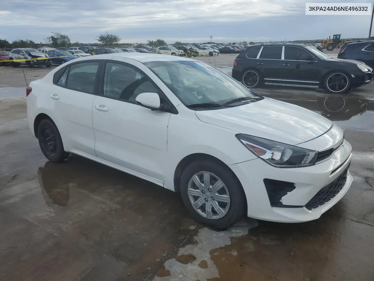 2022 Kia Rio Lx VIN: 3KPA24AD6NE496332 Lot: 79308694