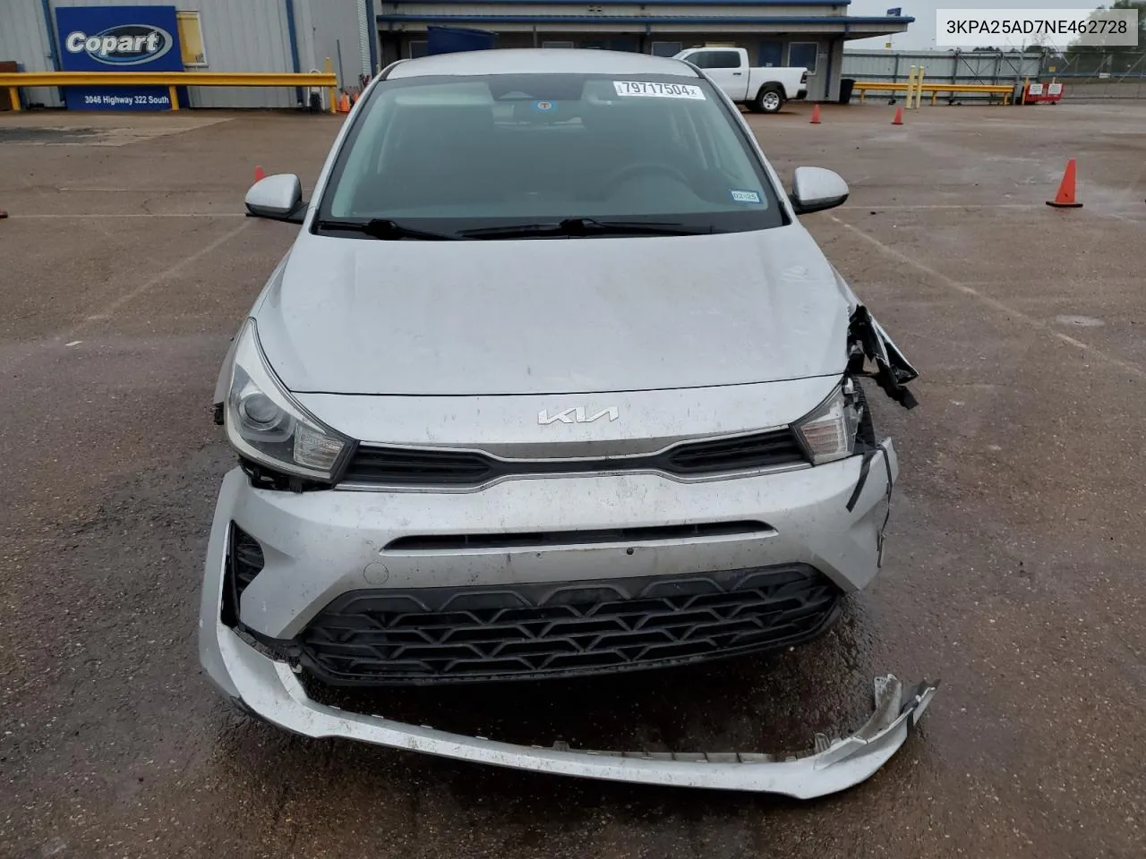 2022 Kia Rio S VIN: 3KPA25AD7NE462728 Lot: 79717504