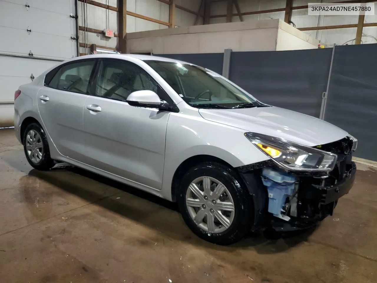 2022 Kia Rio Lx VIN: 3KPA24AD7NE457880 Lot: 80674744