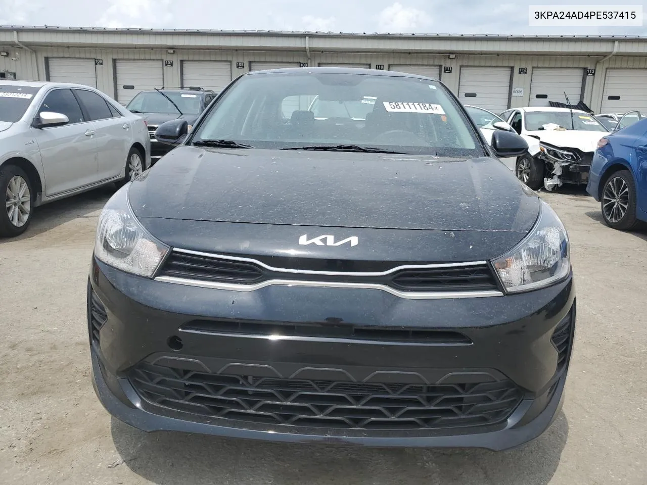 2023 Kia Rio Lx VIN: 3KPA24AD4PE537415 Lot: 58111184